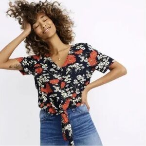 Madewell Hillside Daisies Floral Blouse
